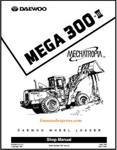 Load image into Gallery viewer, Download PDF - Daewoo Mega 300-III Wheel Loader Service Repair Shop Manual