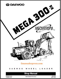 Download PDF - Daewoo Mega 300-III Wheel Loader Service Repair Shop Manual