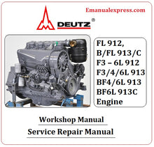 Load image into Gallery viewer, Download PDF - Deutz 912, 913 Engine Service Repair Manual