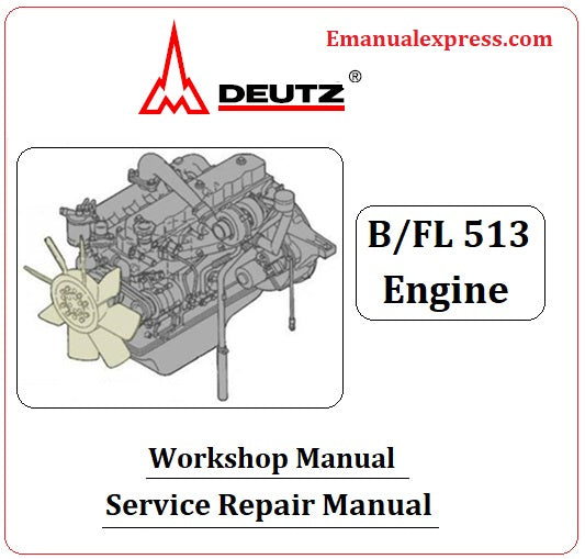 Download PDF - Deutz B/FL 513 Engine Service Repair Manual