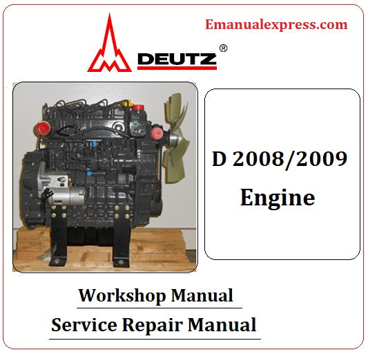 Download PDF - Deutz D 2008/2009 Engine Service Repair Manual