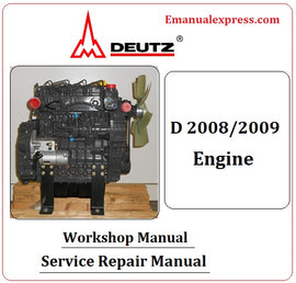 Download PDF - Deutz D 2008/2009 Engine Service Repair Manual