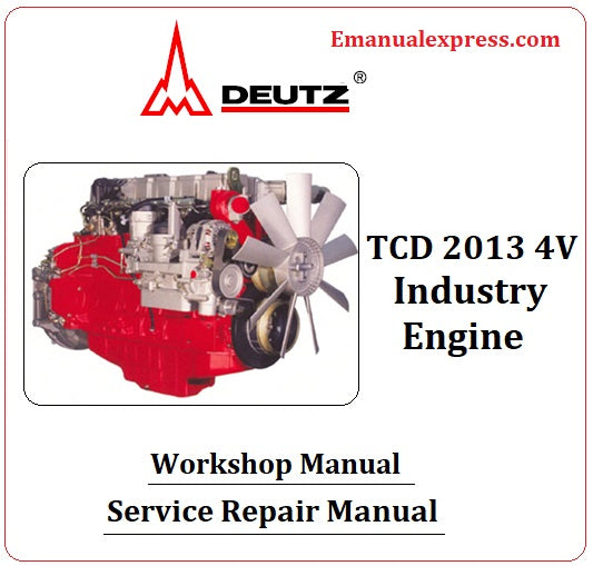 Download PDF - Deutz TCD 2013 4V Industry Engine Service Repair Manual