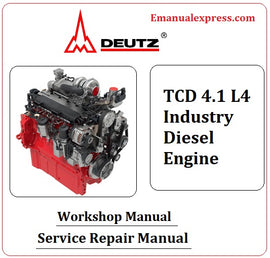 Download PDF - Deutz TCD 4.1 L4 Industry Diesel Engine Service Repair Manual