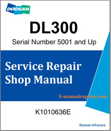 Download PDF - Doosan DL300 Wheel Loader Service Repair Shop Manual