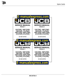Download JCB 135, 150T, 155, 175, 190T, 205T, 210, 215 [T4F] Skid Steer Loader Service Repair Manual