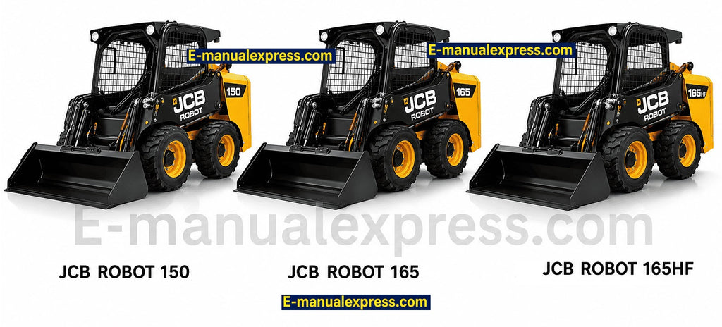 Download JCB Robot 150, 165 Skid Steer Loader PDF Service Repair Manual
