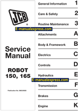 Load image into Gallery viewer, Download JCB Robot 150, 165 Skid Steer Loader PDF Service Repair Manual