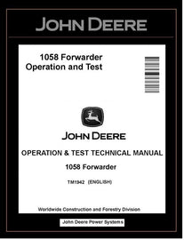 TM1942 John Deere 1058 Wheeled Forwarder
