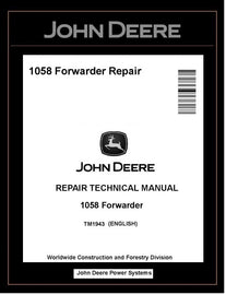 TM1943 John Deere 1058 Wheeled Forwarder