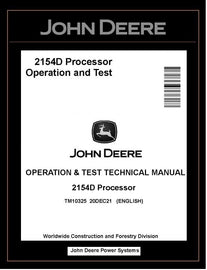 TM10325 John Deere 2154D Processor
