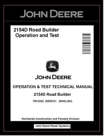 TM10322 John Deere 2154D Road Builder