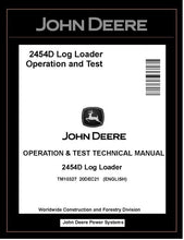 Load image into Gallery viewer, TM10327 John Deere 2454D Log Loader