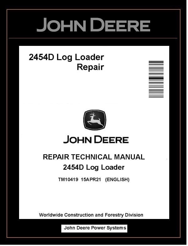 TM10419 John Deere 2454D Log Loader