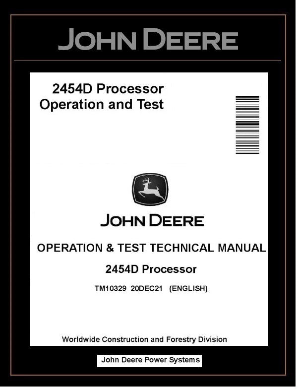 TM10329 John Deere 2454D Processor