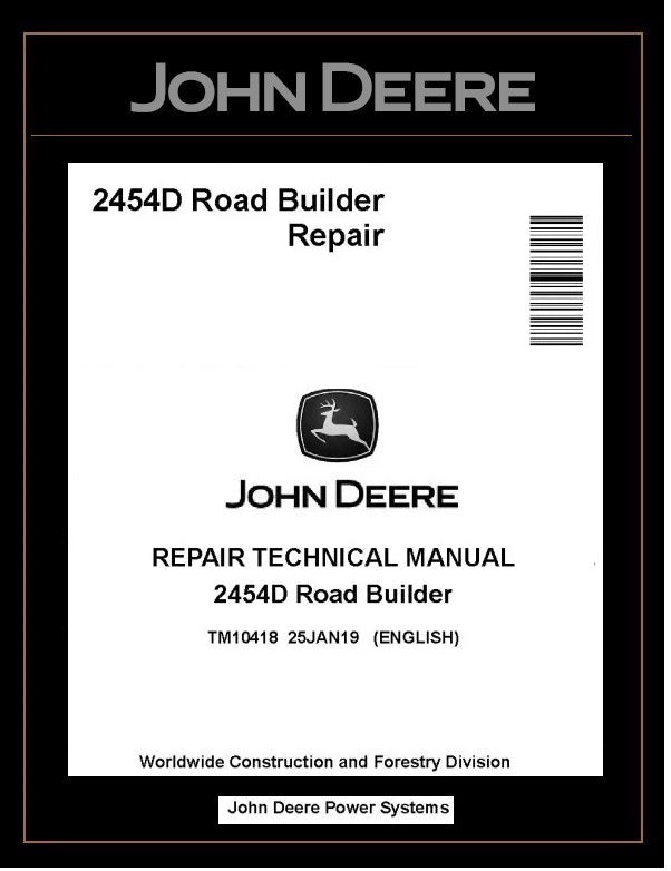 TM10418 John Deere 2454D Road Builder