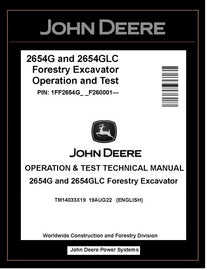 TM14033X19 John Deere 2654G 2654GLC Forestry Excavator