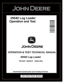 TM10331 John Deere 2954D Log Loader