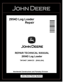 TM10407 John Deere 2954D Log Loader