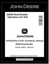Load image into Gallery viewer, TM10330 John Deere 2954D Road Builder
