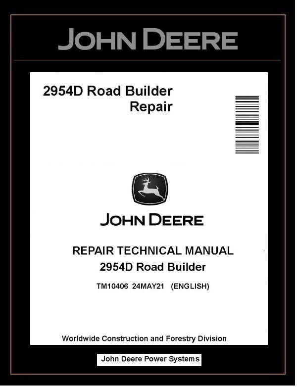 TM10406 John Deere 2954D Road Builder