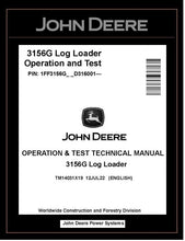 Load image into Gallery viewer, TM14031X19 John Deere 3156G Log Loader
