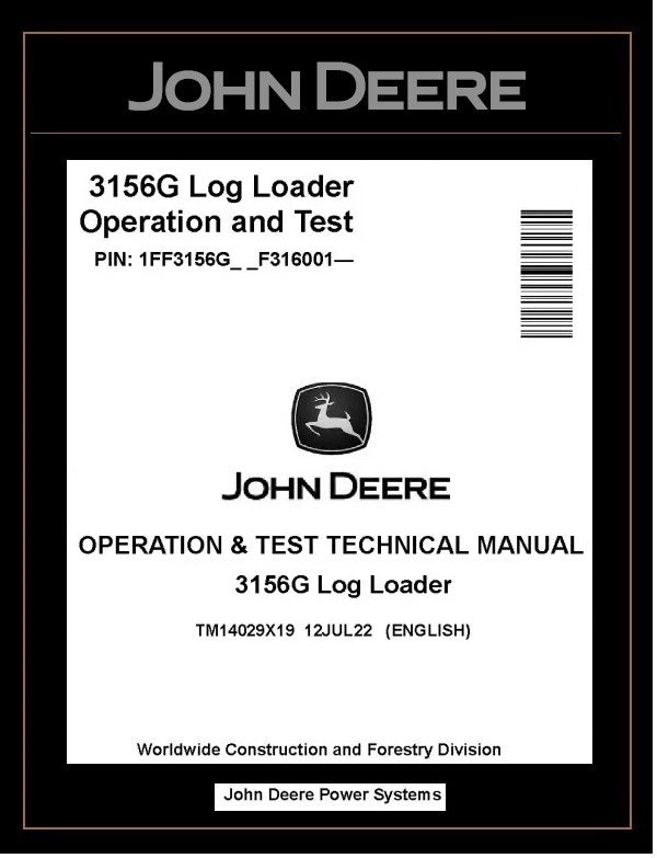 TM14029X19 John Deere 3156G Log Loader