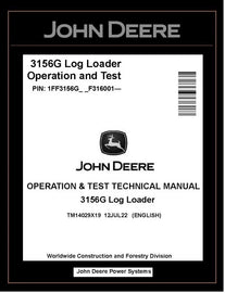 TM14029X19 John Deere 3156G Log Loader