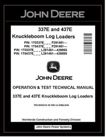 TM13992X19 John Deere 337E 437E Knuckleboom Log Loader