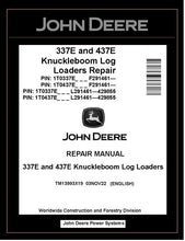 Load image into Gallery viewer, TM13993X19 John Deere 337E 437E Knuckleboom Log Loader