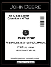 Load image into Gallery viewer, TM10335 John Deere 3754D Log Loader