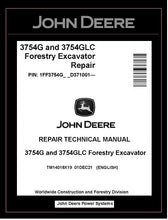 Load image into Gallery viewer, TM14018X19 John Deere 3754G 3754GLC Forestry Excavator