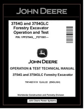Load image into Gallery viewer, TM14021X19 John Deere 3754G 3754GLC Forestry Excavator