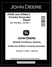 TM14022X19 John Deere 3754G 3754GLC Forestry Excavator