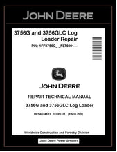 Load image into Gallery viewer, TM14024X19 John Deere 3756G, 3756GLC Log Loader