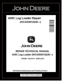 TM2295 John Deere 435C Log Loader Service Repair Technical Manual PDF