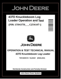 TM13035X19 John Deere 437D Knuckleboom Log Loader
