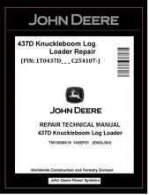 Load image into Gallery viewer, TM13038X19 John Deere 437D Knuckleboom Log Loader