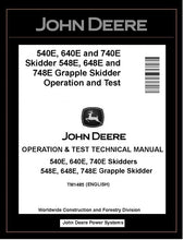 Load image into Gallery viewer, TM1485 John Deere 540E, 548E, 748E Skidder