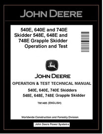 TM1485 John Deere 540E, 548E, 748E Skidder