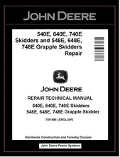 Load image into Gallery viewer, TM1486 John Deere 540E, 548E, 748E Skidder