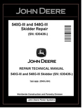 Load image into Gallery viewer, TM11809 John Deere 540G-III, 548G-III Skidder