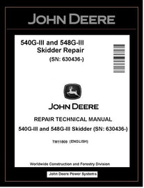 TM11809 John Deere 540G-III, 548G-III Skidder