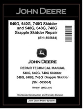 Load image into Gallery viewer, TM1600 John Deere 540G, 548G, 640G, 648G, 740G  748G Skidder
