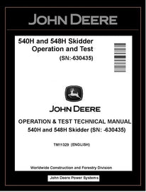 TM11329 John Deere 540H, 548H Skidder