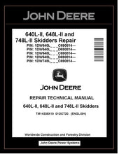 Load image into Gallery viewer, TM14338X19 John Deere 640L-II 648L-II 748L-II Skidder Repair Technical Manual PDF