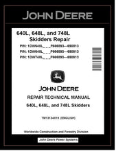 Load image into Gallery viewer, John Deere 640L, 648L &amp; 748L Skidder