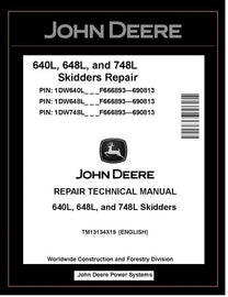 John Deere 640L, 648L & 748L Skidder