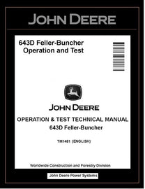 TM1481 John Deere 643D Feller Buncher