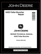 Load image into Gallery viewer, TM1482 John Deere 643D Feller Buncher